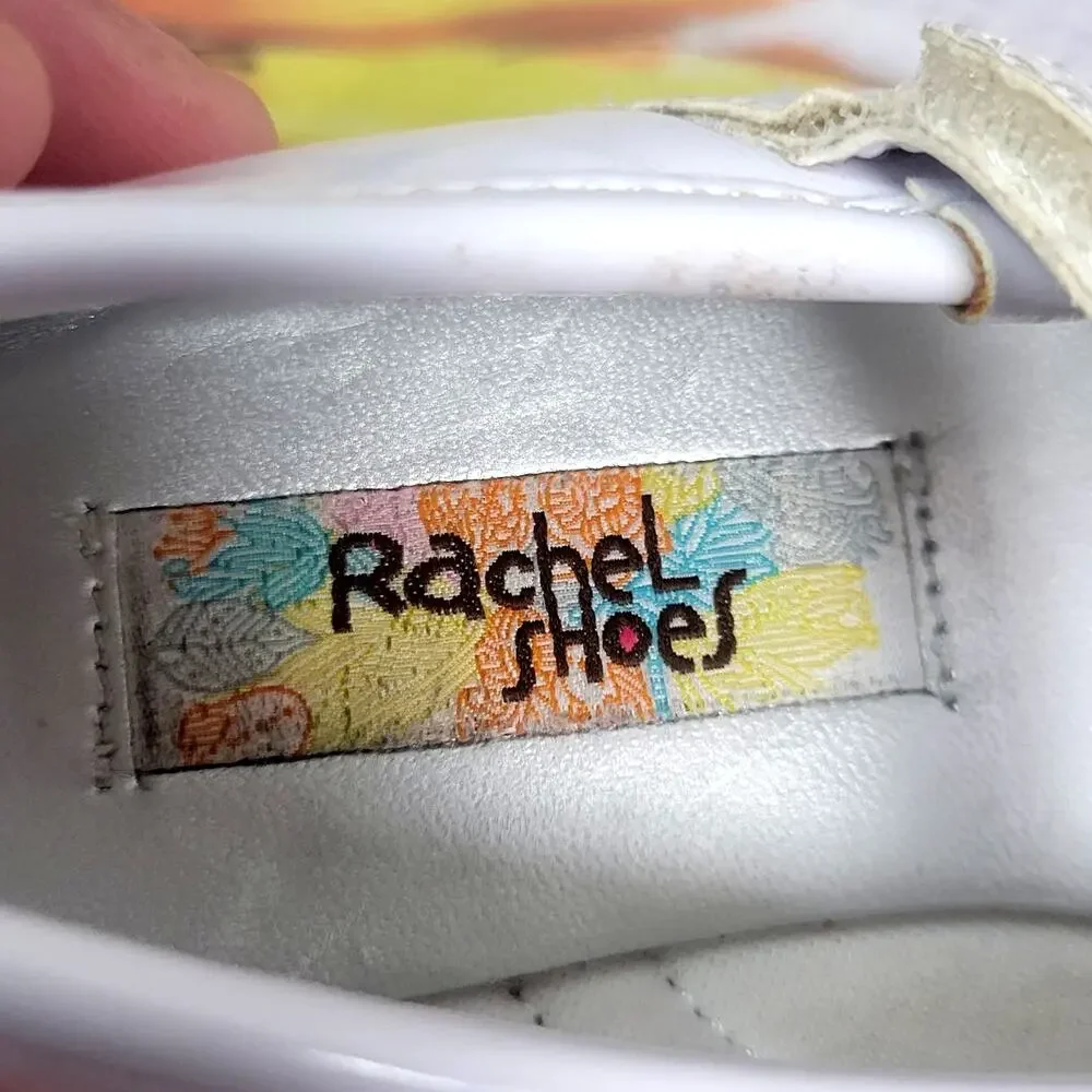 Rachel Shoes Toddler Girl's‎ White Dress Shoes Size 7M